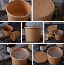 壹次性牛皮紙碗\紙桶\盖