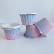  粉红渐变淋膜花边杯 草帽淋膜杯马芬杯 甜品玛芬杯花边杯蛋糕纸杯 粉紅漸變淋膜花邊杯草帽淋膜杯馬芬杯甜品瑪芬杯花邊杯蛋糕紙杯