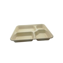 D3BD17-BIO 長形原色四格環保紙托(280x210x40(H)mm)