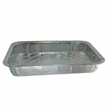 D1252170  長形卷邊矮身铝箔盤-52180(310 x 210 x 45(H)mm)