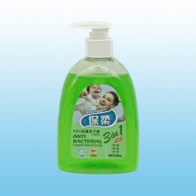 保柔三合一抗菌洗手液綠色 500ML / Poly Soft Anti Bacterial 3IN1 500G