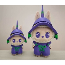 3D打印eva初号机头盔拉布布玩具摆件