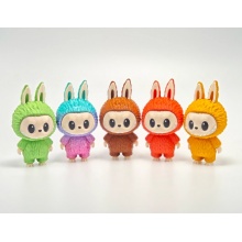 3D打印拉布布精灵天团手办摆件潮玩模型